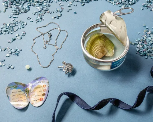 Naszyjnik Jednorożec z Dwoma Perłami - Prezent dla Dziewczyny na Arena.pl