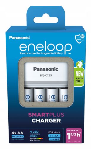 Ładowarka do akumulatorów ENELOOP BQ-CC55 + 4x AA 2000mAh na Arena.pl