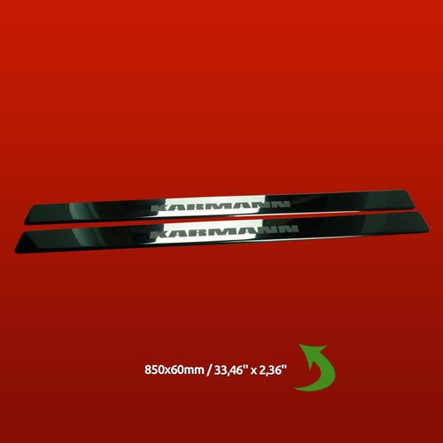 Listwa progowa RENAULT MEGANE MK2 KARMAN Stal nierdzewna 304 połysk 2szt na Arena.pl