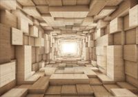 Fototapeta 3D TUNEL ABSTRAKCJA optyczna na wymiar