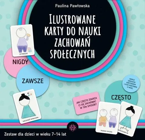 Ilustrowane karty do nauki zachowań społecznych zdjęcie 1