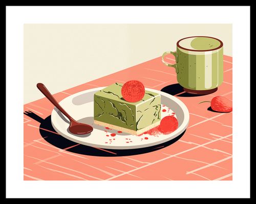 Plakat 40x30cm Deser Matcha na Arena.pl