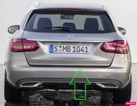 Mercedes C Klasa S205 Kombi LISTWA CHROM na Klapę