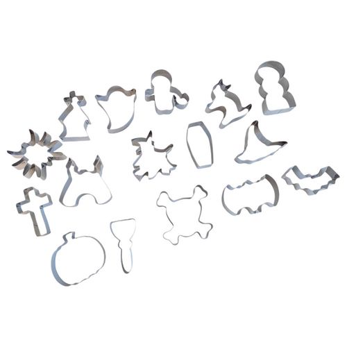 Zestaw 16 foremek do ciastek na Halloween INOX na Arena.pl