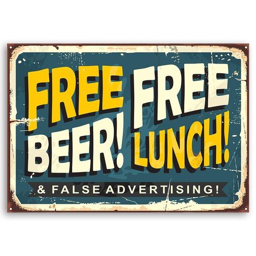 Obraz na płótnie - Canvas, Free Beer 120x80 na Arena.pl