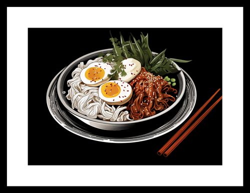 Plakat 29,7x21cm Ramen w Sztuce na Arena.pl