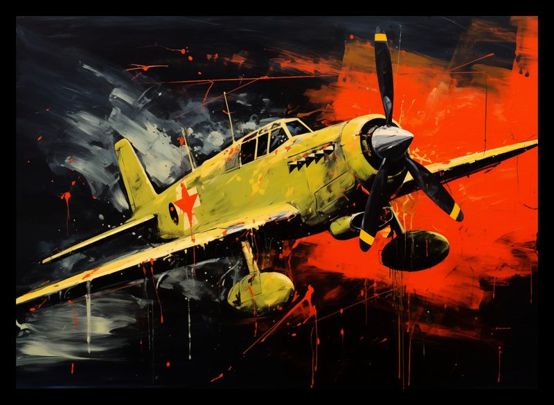 Plakat 35x25cm Barwny Przelot zdjęcie 2