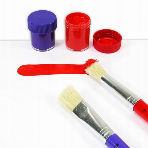 Farby plakatowe szkolne KIDEA 12 kolorów intensywnych 20ml na Arena.pl