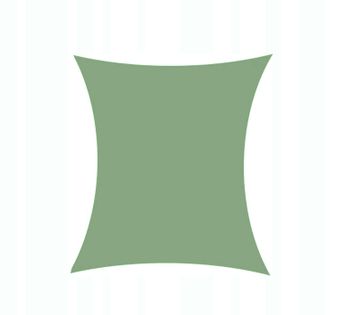 Żagiel przeciwsłoneczny daszek zacieniacz 3x5 ciemny zielony