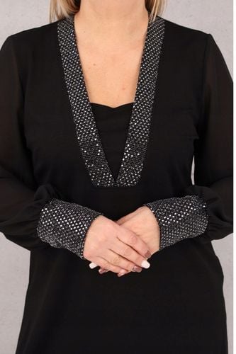 PIĘKNA WIZYTOWA TUNIKA BLUZKA DUŻE ROZMIARY na Arena.pl