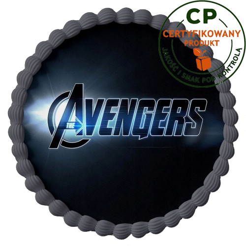Opłatek na tort Avengers zdjęcie 1
