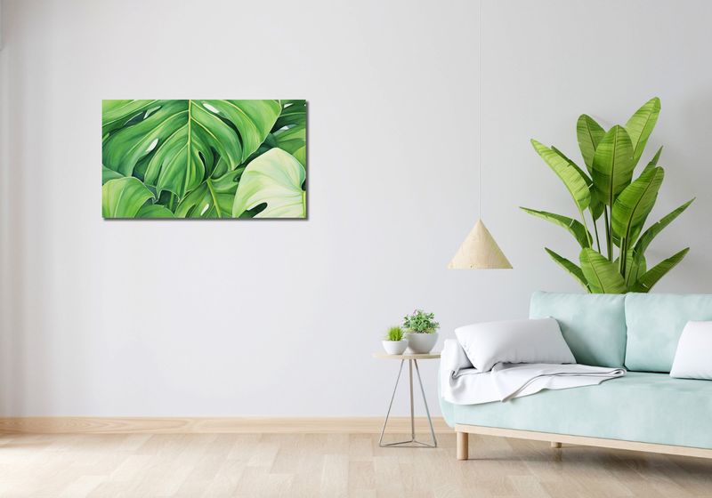 Obraz 90x50cm Tajemnice Liści zdjęcie 2