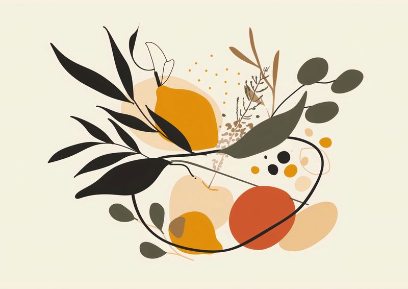 Plakat 29,7x21cm Botaniczny Wir zdjęcie 1