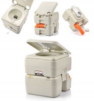 Toaleta turystyczna WC przenośna ze spłuczką działka budowa kemping METEOR