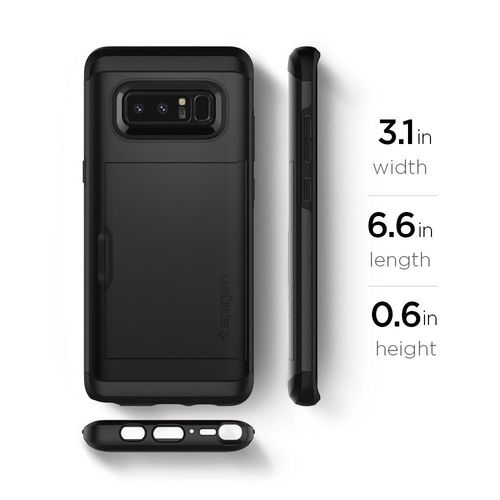Spigen Etui Samsung Galaxy Note 8 N950 czarne na Arena.pl