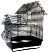 Klatka ZAMEK dla PTAKÓW PAPUGI PAPUG KANARKA PTAKA + KARMA GRATIS
