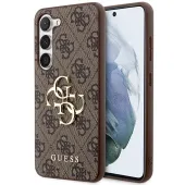 guess guhcs23s4gmgbr s23 s911brązowy/brown hardcase 4g big metal logo