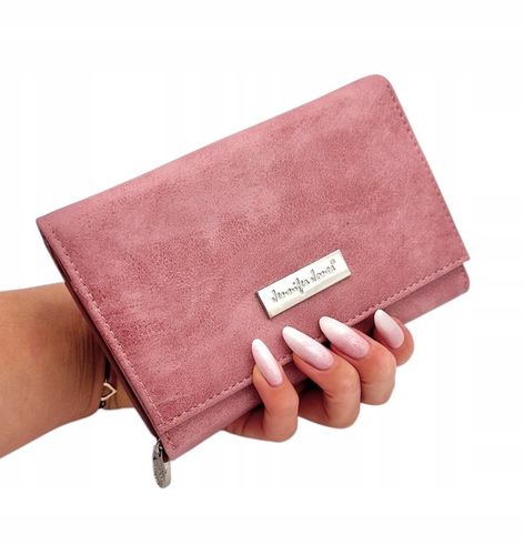 PORTFEL damski mały skórzany prezent różowy Jennifer Jones pojemny eko na Arena.pl