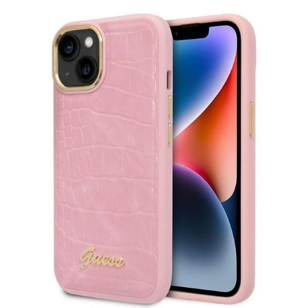 Etui Guess do iPhone 15 Plus, iPhone 14 Plus, Różowy zdjęcie 1