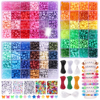 4700 SZT.72 KOLORY PONY BEADS RAINBOW KANDI BEAD DLA ROB KIT