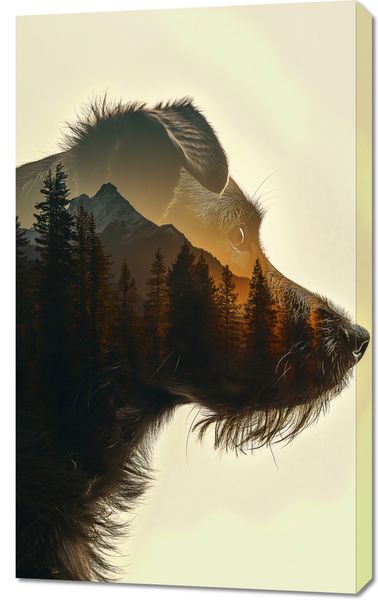 Obraz 60x100cm Psi Duch Lasu zdjęcie 1