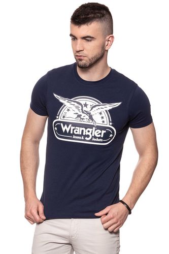 WRANGLER SS EAGLE TEE NAVY W7B74FK35 M na Arena.pl