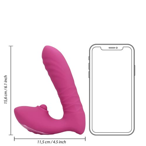 Thrusting And Tapping Vibrator - Powerful Pink na Arena.pl