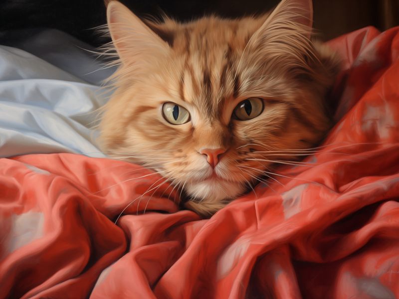Plakat 80x60cm Mruczący Spokój zdjęcie 1