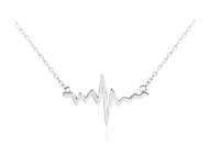 Naszyjnik srebrny HEARTBEAT