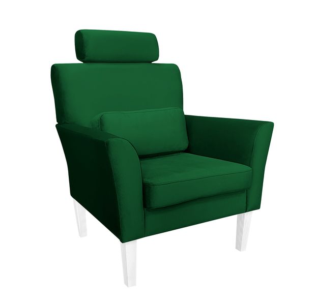 Fotel DENVER nogi białe MG25 zdjęcie 1