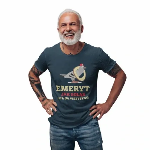 Prezent EMERYTA Emerytura KOSZULKA BĄDŹ JAK GOŁĄB zdjęcie 13
