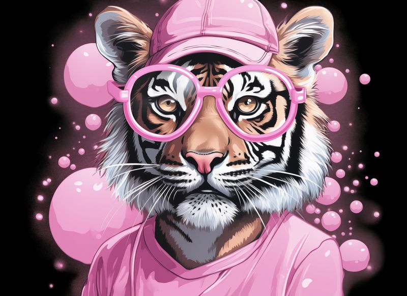 Plakat 55x40cm Ludzki Tygrys zdjęcie 1