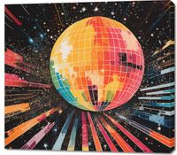 Obraz 100x90cm Disco Gra!