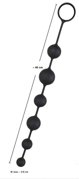Black Velvets Anal Beads zdjęcie 4