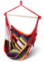 FOTEL WISZĄCY OGRODOWY HAMAK HUŚTAWKA BRAZYLIJSKA KOKON + 2 poduszki