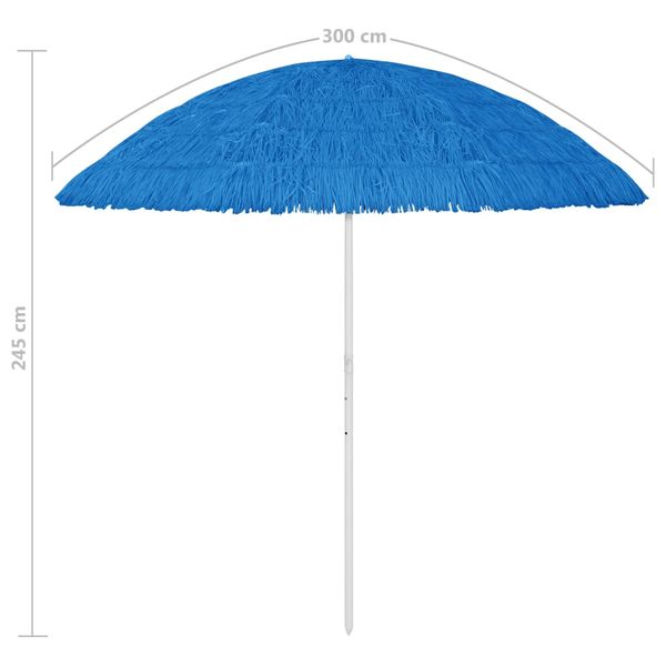 Parasol plażowy, niebieski, 300 cm zdjęcie 8