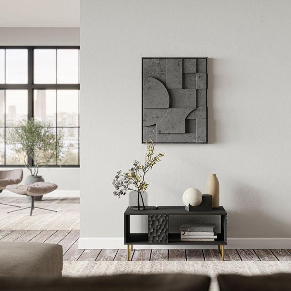 Stolik kawowy Afir czarny zdjęcie 3