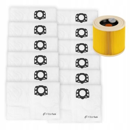 12x Worki Do Odkurzacza KARCHER WD3 WD2 V12 V15 V-17 V19 SE4001 Plus na Arena.pl