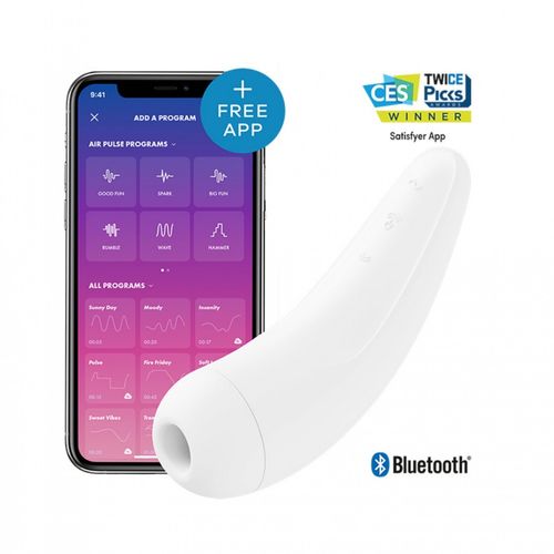 Satisfyer Curvy 2+ White with App incl. Bluetooth and App na Arena.pl