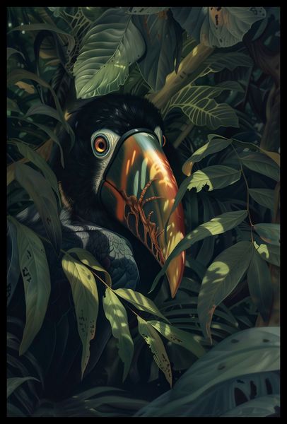 Plakat 40x60cm Skryty Tukan zdjęcie 2