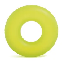 Koło dmuchane do pływania półmatowe neonowe 91 cm INTEX 59262 żółte