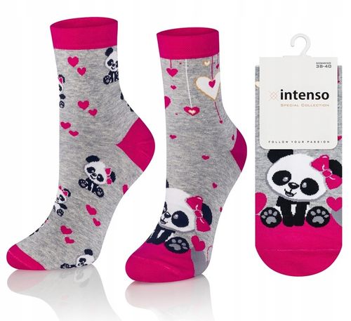 SKARPETKI DAMSKIE WALENTYNKOWE 3-PAK ZESTAW NA PREZENT DLA NIEJ WALENTYNKI na Arena.pl