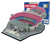 PUZZLE 3D STADION PIŁKARSKI CAMP NOU FC BARCELONA LA LIGA 69 ELEMENTÓW