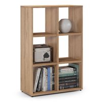 Regał otwarty do pokoju, ETAP, 66x30x100 cm, dąb, mat | TYLETEGOTU