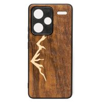 Drewniane Etui Bewood do Xiaomi Redmi Note 13 Pro Plus 5G GÓRY IMBUIA