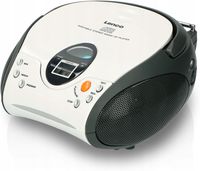 Boombox radio sieciowe FM Lenco SCD-24 Białe