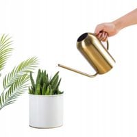 KONEWKA DO PODLEWANIA METALOWA ZŁOTA 1.5L