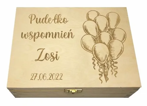 PUDEŁKO WSPOMNIEŃ PREZENT ROCZEK CHRZEST NARODZINY na Arena.pl