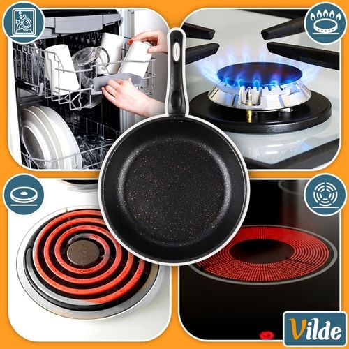 Patelnia granitowa BASIC LINE 28 cm na Arena.pl