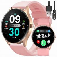Gravity zegarek damski SMARTWATCH DAMSKI ZEGAREK POŁACZENIA POLSKIE MENU
